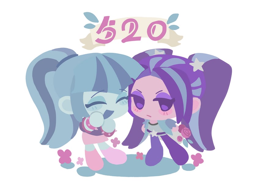 sonata dusk and aria blaze (my little pony and 2 more) drawn by lwen