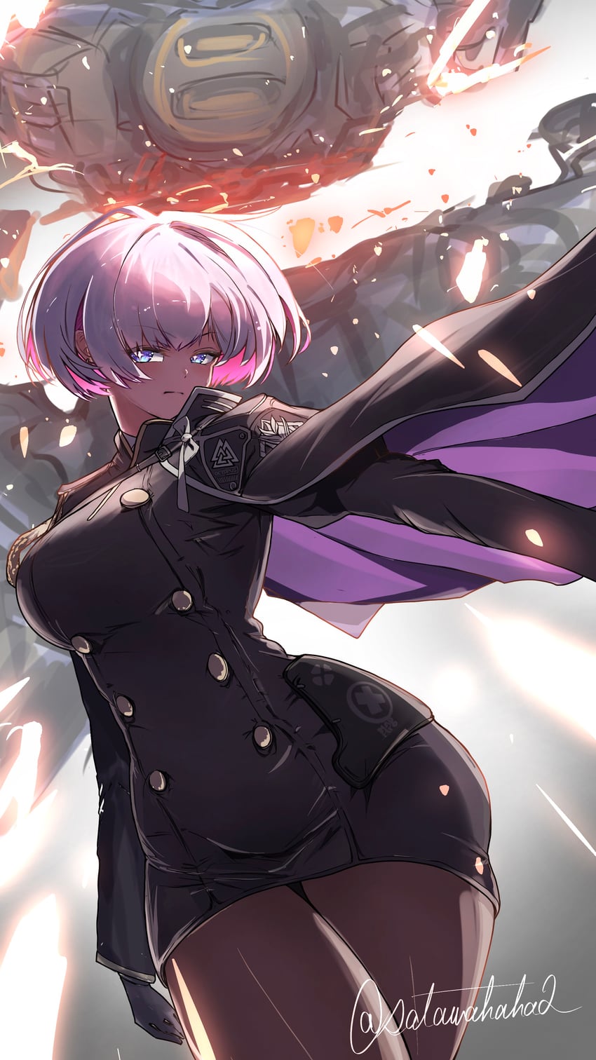 liliweiss (goddess of victory: nikke) drawn by sata_(satawahaha)