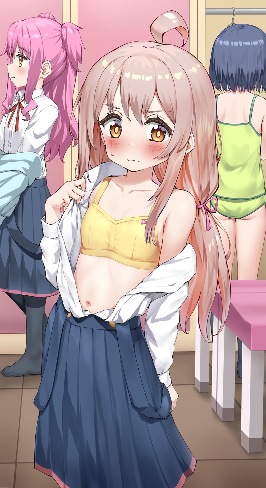 oyama mahiro, tachikawa aoi, and nagase miyako (onii-chan wa oshimai!) drawn by nedia_(nedia_region)