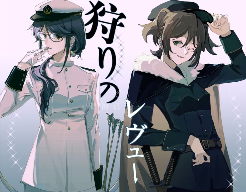 daiba nana and hoshimi junna (shoujo kageki revue starlight) drawn by eyesee