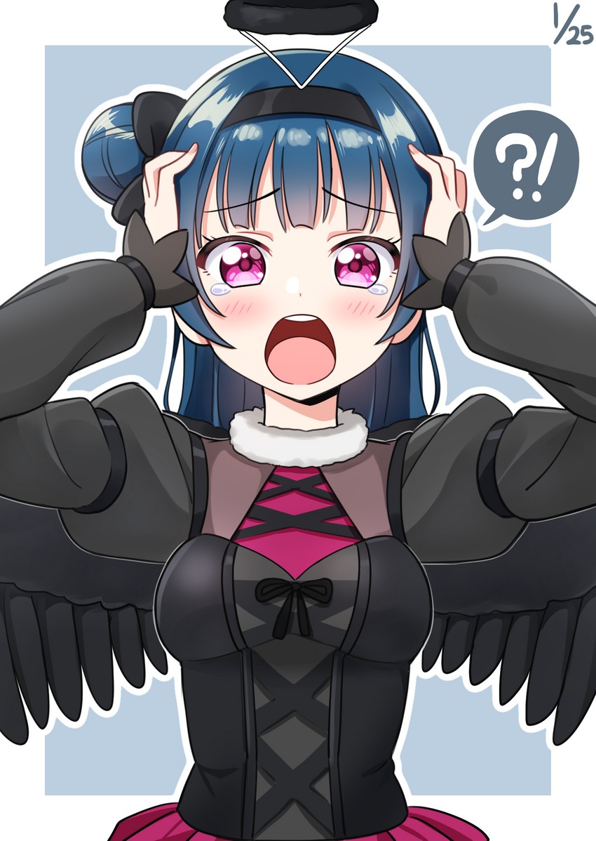 tsushima yoshiko (love live! and 1 more) drawn by deadnooodles