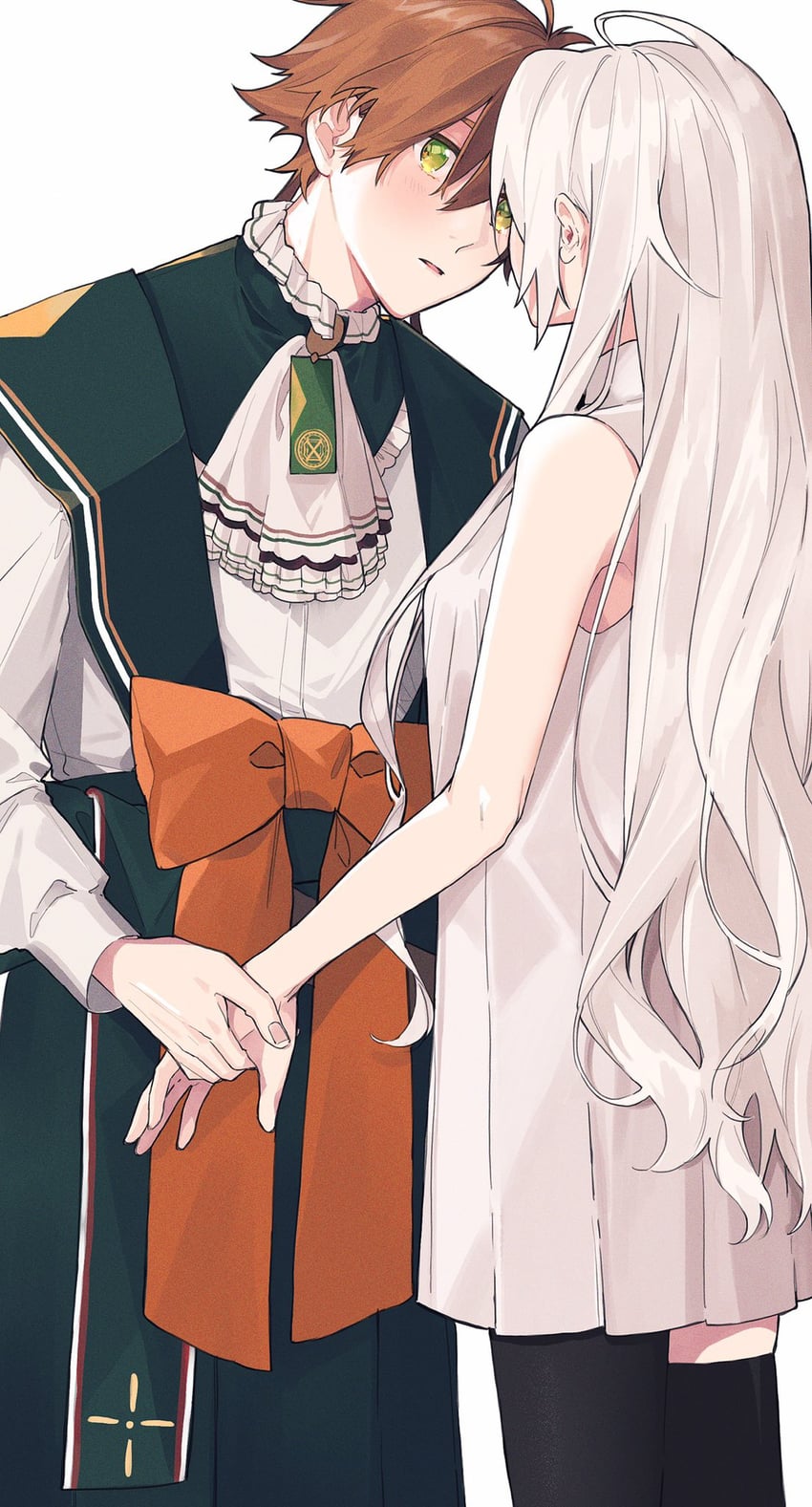 olympia and amakusa shirou tokisada (olympia soiree) drawn by kui_game