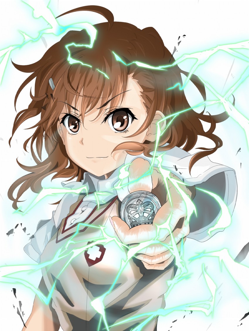 misaka mikoto (toaru majutsu no index and 1 more) drawn by wafoo