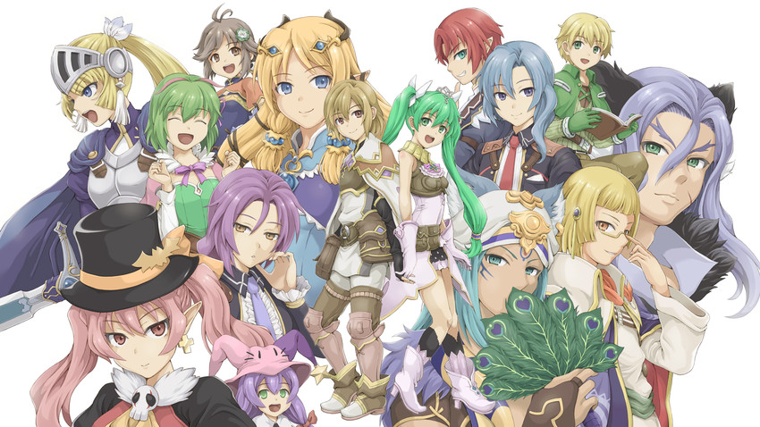 frey, dolce, kohaku, margaret, pico, and 10 more (rune factory and 1 more) drawn by ibushigin