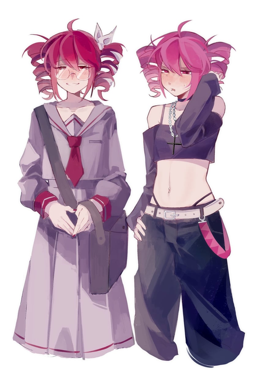 kasane teto (utau and 1 more) drawn by akiham