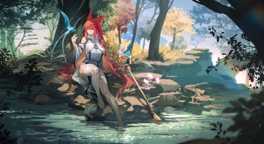 warrior of light and white mage (final fantasy and 1 more) drawn by rff_(3_percent)