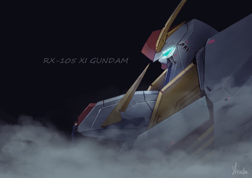 xi gundam and hathaway noa (gundam and 1 more) drawn by shuuzen