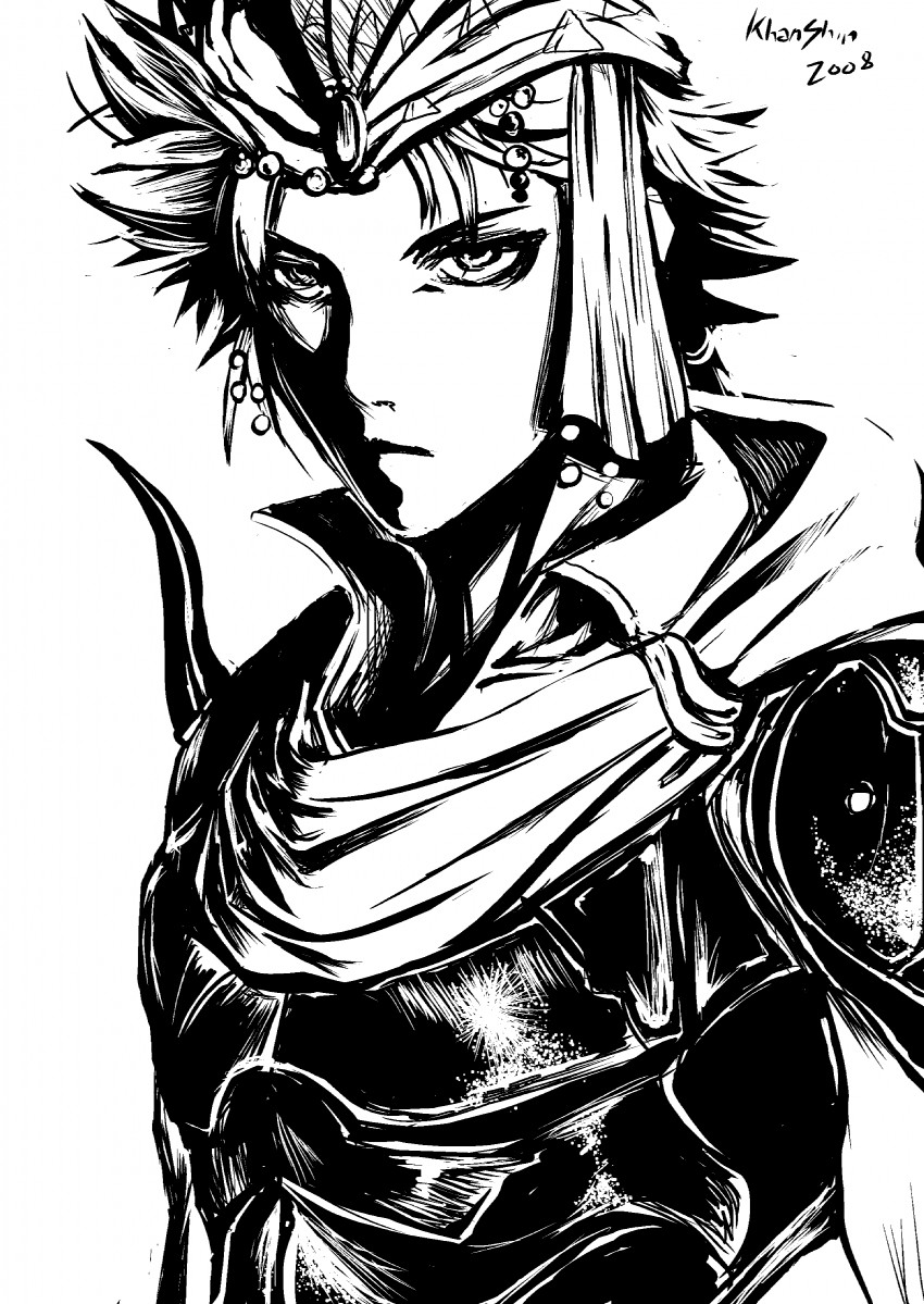 firion (final fantasy and 2 more) drawn by teddypocky