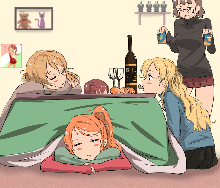 kuma, tama, libeccio, zara, littorio, and 3 more (kantai collection) drawn by tama_(tamago)
