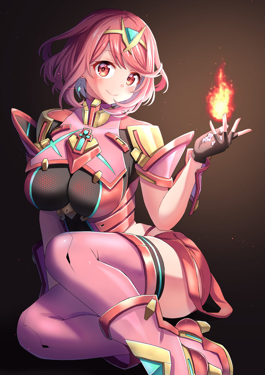 pyra (xenoblade chronicles and 1 more) drawn by daichi_(hayate1328)