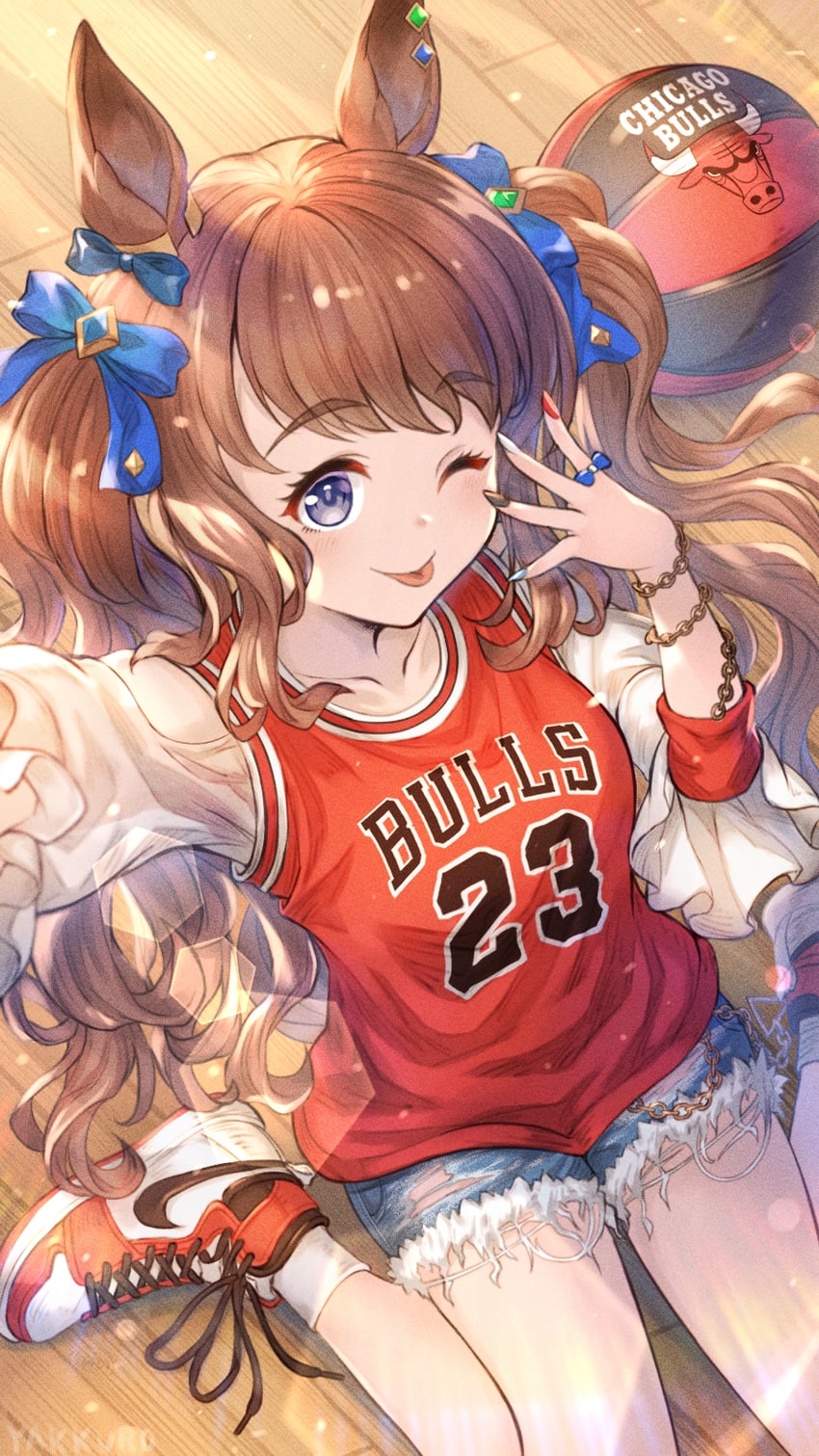 tosen jordan and michael jordan (umamusume and 2 more) drawn by yakkuro
