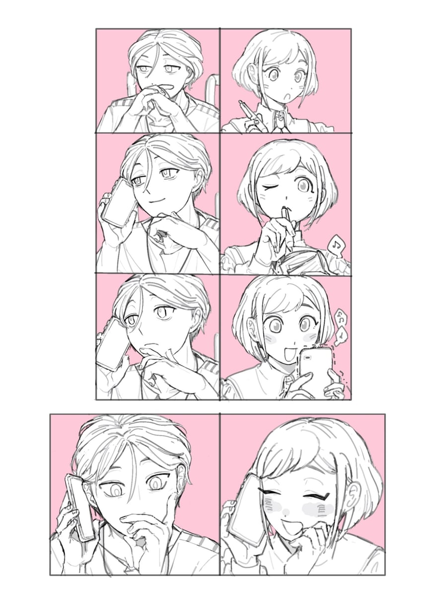 fukurai azami and meguriya ayumu (toshi densetsu kaitai center) drawn by yoko_(00d_45)