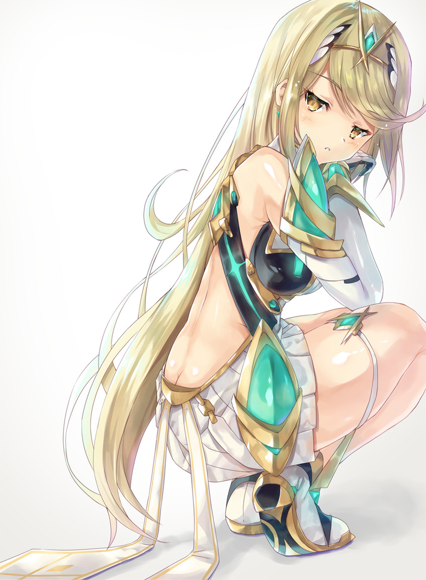 mythra (xenoblade chronicles and 1 more) drawn by inoue_takuya_(tactactak)