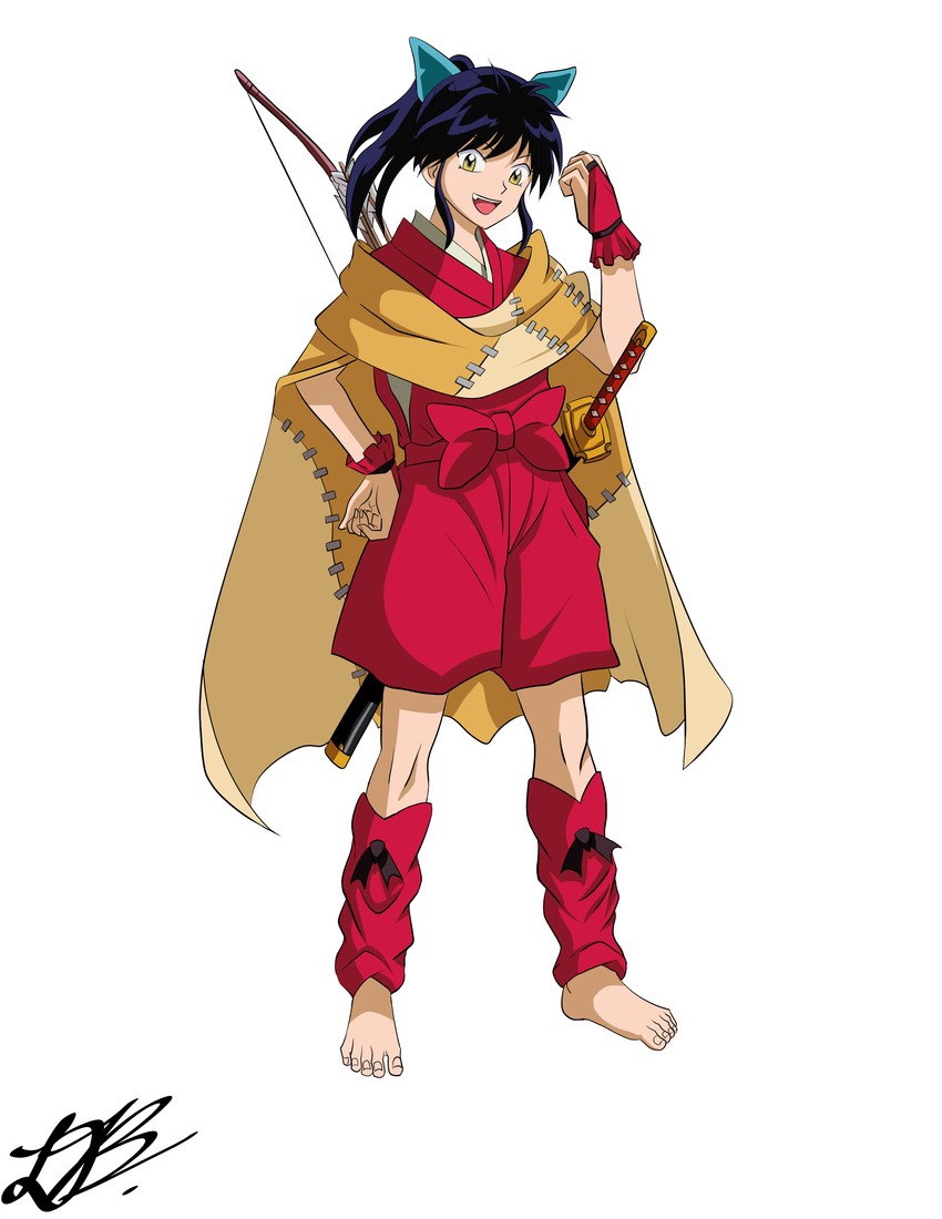 moroha (inuyasha and 1 more) drawn by daniel_bui_921