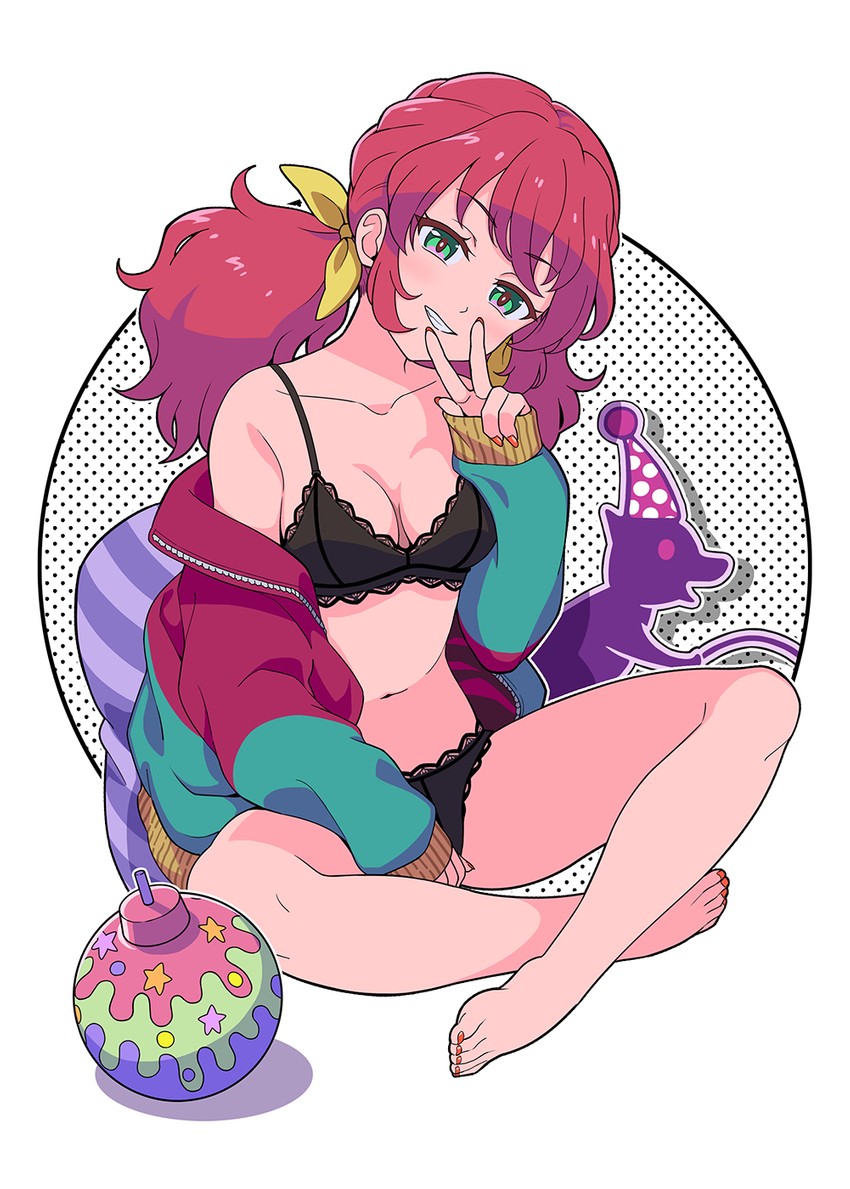 asuka mirai (aikatsu! and 1 more) drawn by yoban