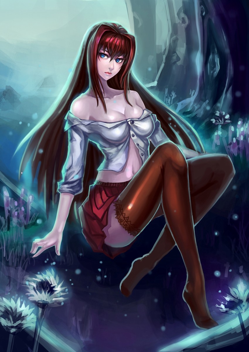 aozaki aoko and super aoko (mahou tsukai no yoru) drawn by kamue
