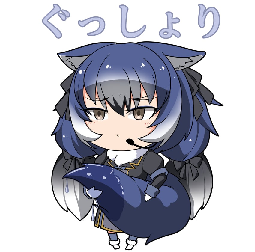 dire wolf (kemono friends and 1 more) drawn by kawanami_eito