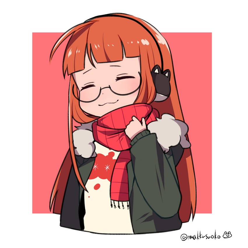 sakura futaba (persona and 1 more) drawn by do_m_kaeru