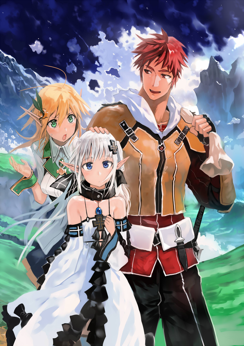 silvia, marcia, and ignis (late-blooming adventurer) drawn by bob_(biyonbiyon)