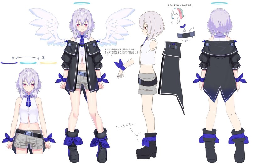 uten hiyori (indie virtual youtuber) drawn by nyori