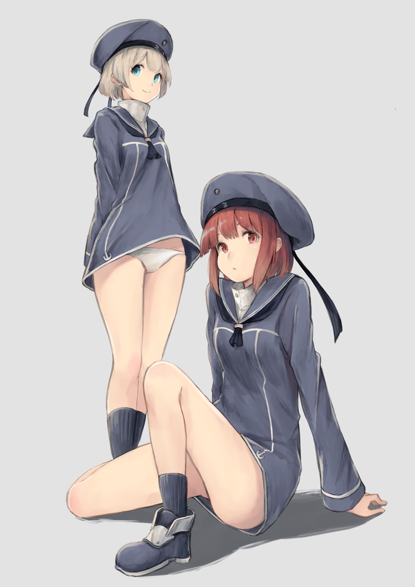 z1 leberecht maass and z3 max schultz (kantai collection) drawn by koretsuki_azuma