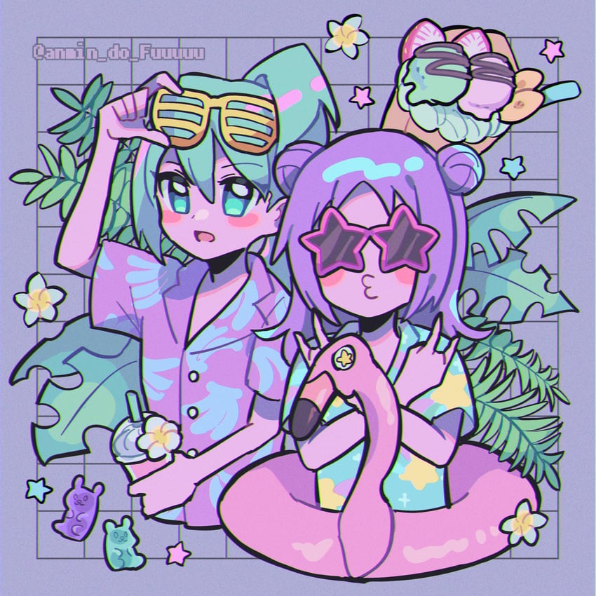alina gray and misono karin (mahou shoujo madoka magica and 1 more) drawn by takenoko_mgrc