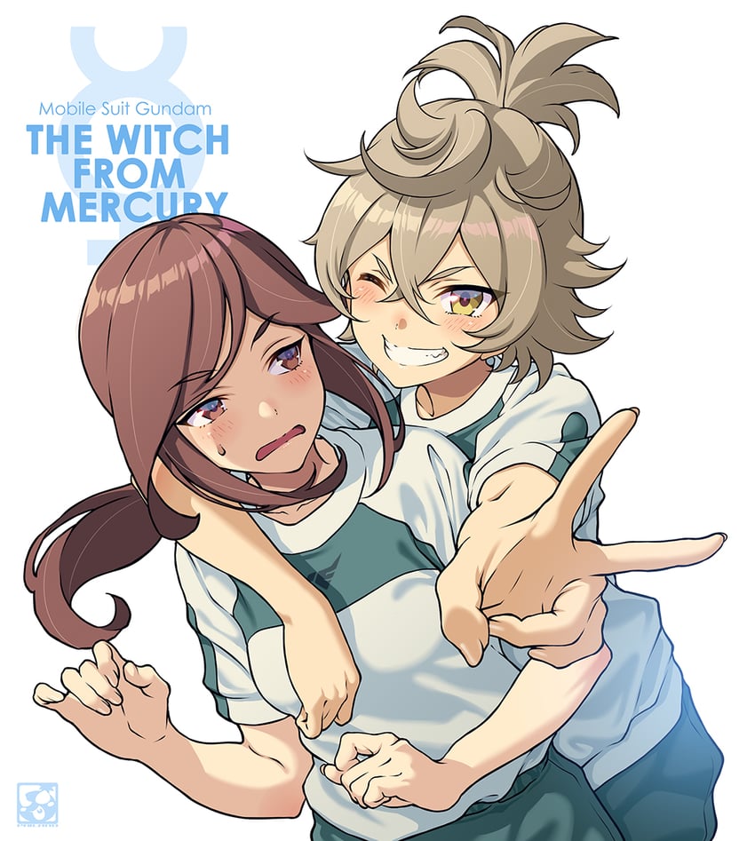 felsi rollo and petra itta (gundam and 1 more) drawn by pairan