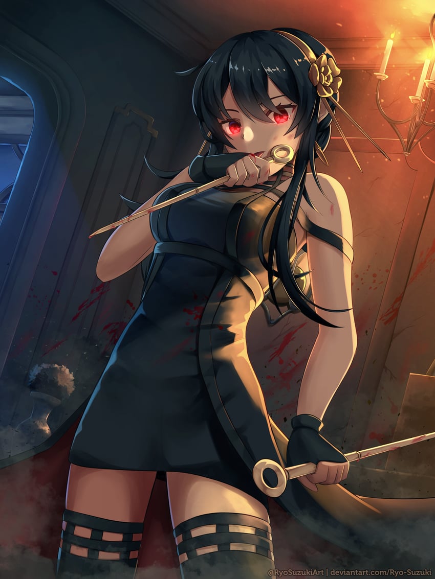 yor briar (spy x family) drawn by ryo-suzuki