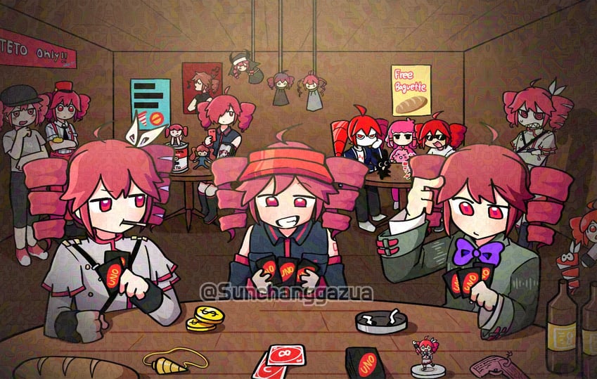 kasane teto (utau and 25 more) drawn by sunchanggazua