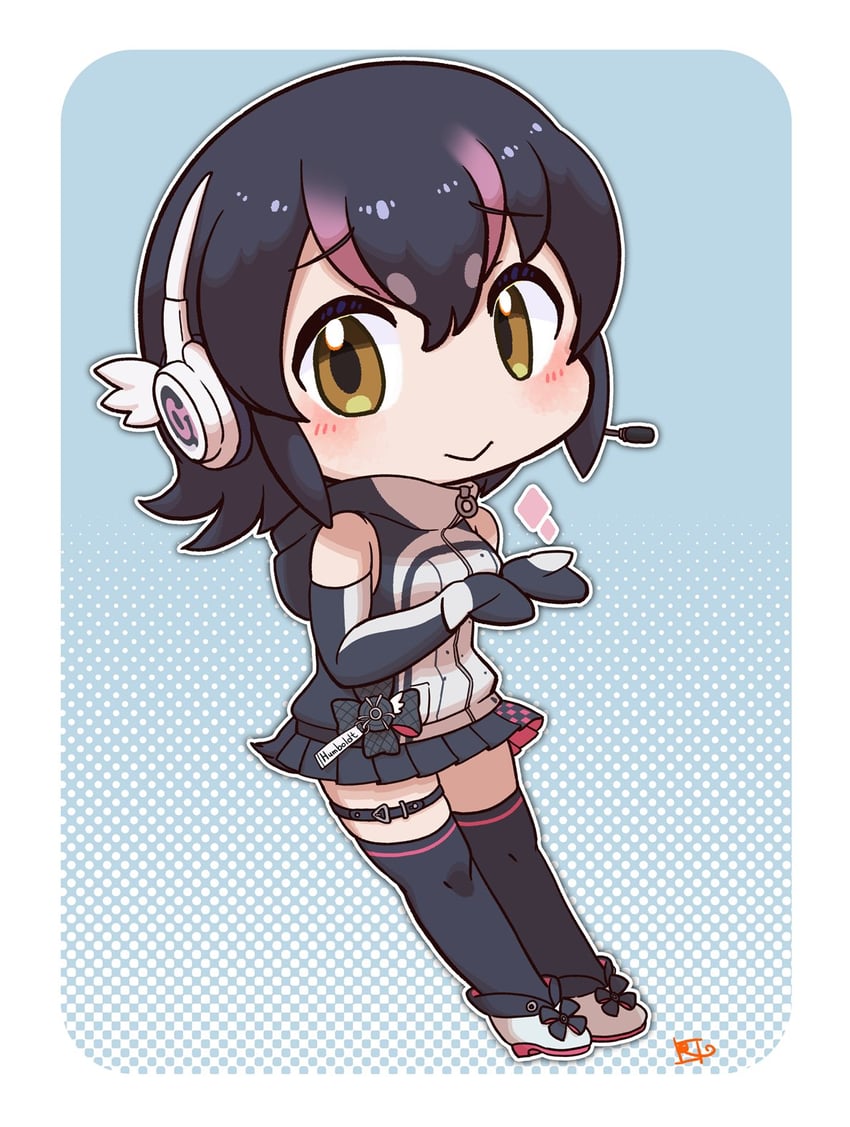 humboldt penguin (kemono friends and 1 more) drawn by mugise_hitsuji