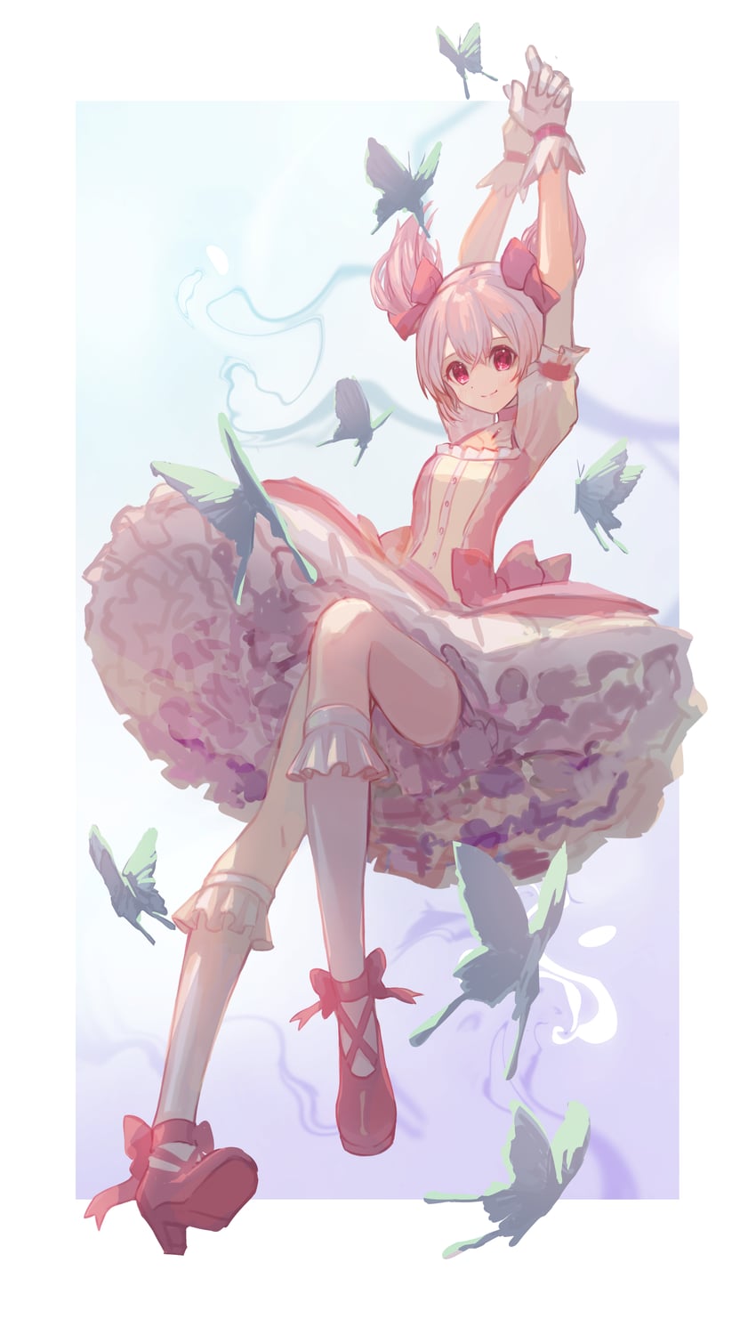 kaname madoka (mahou shoujo madoka magica) drawn by hiiragi_tudu