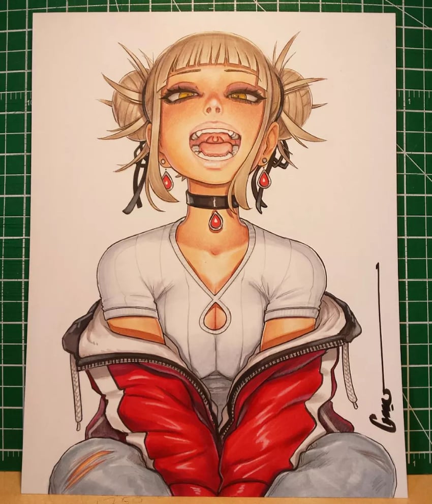 toga himiko (boku no hero academia) drawn by omar_dogan