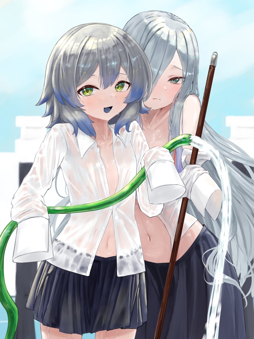 tearlaments merrli and tearlaments havnis (yu-gi-oh!) drawn by triangle_del