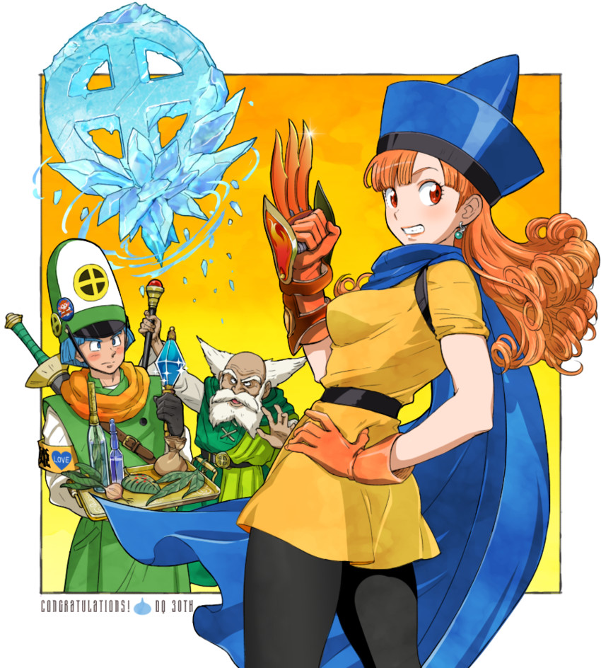 alena, clift, and brey (dragon quest and 1 more) drawn by kei-co
