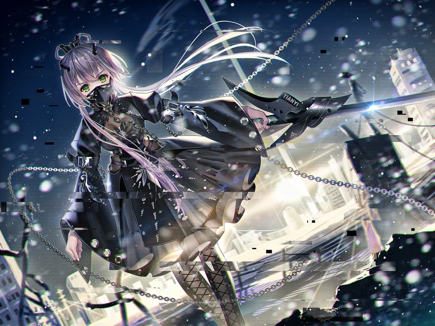 luo tianyi (vocaloid and 2 more) drawn by tidsean