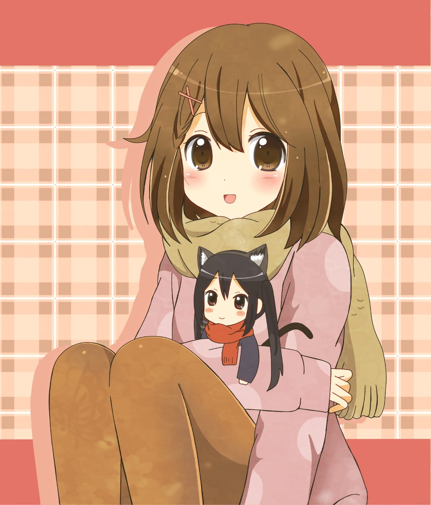 nakano azusa and hirasawa yui (k-on!) drawn by ryoutan