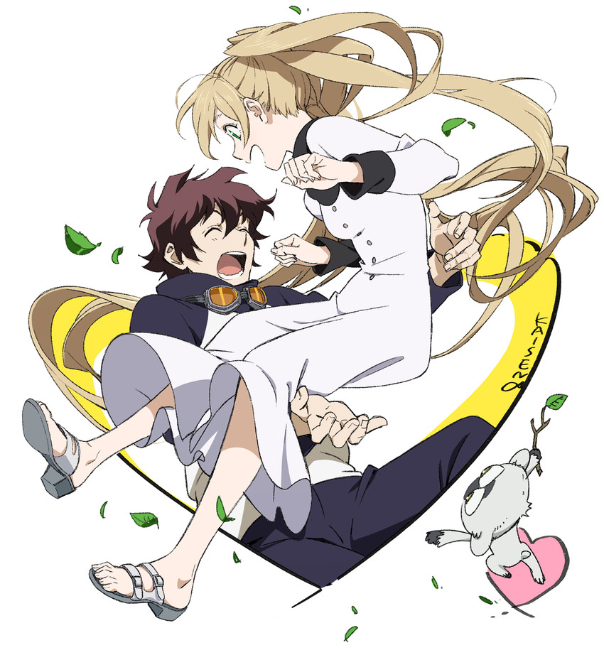 leonardo watch, white, and sonic speed monkey (kekkai sensen) drawn by umishima_senbon