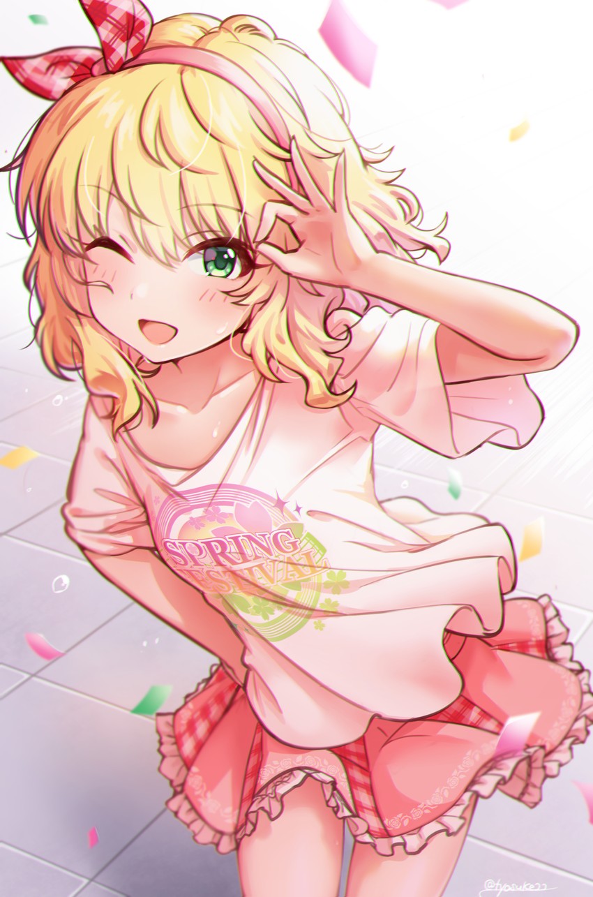 sakurai momoka (idolmaster and 2 more) drawn by chiyosuke_(nosuke21)