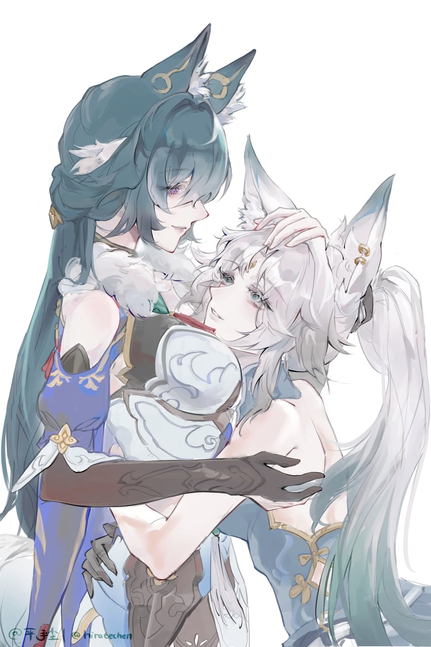 feixiao and yukong (honkai and 1 more) drawn by hiratechen