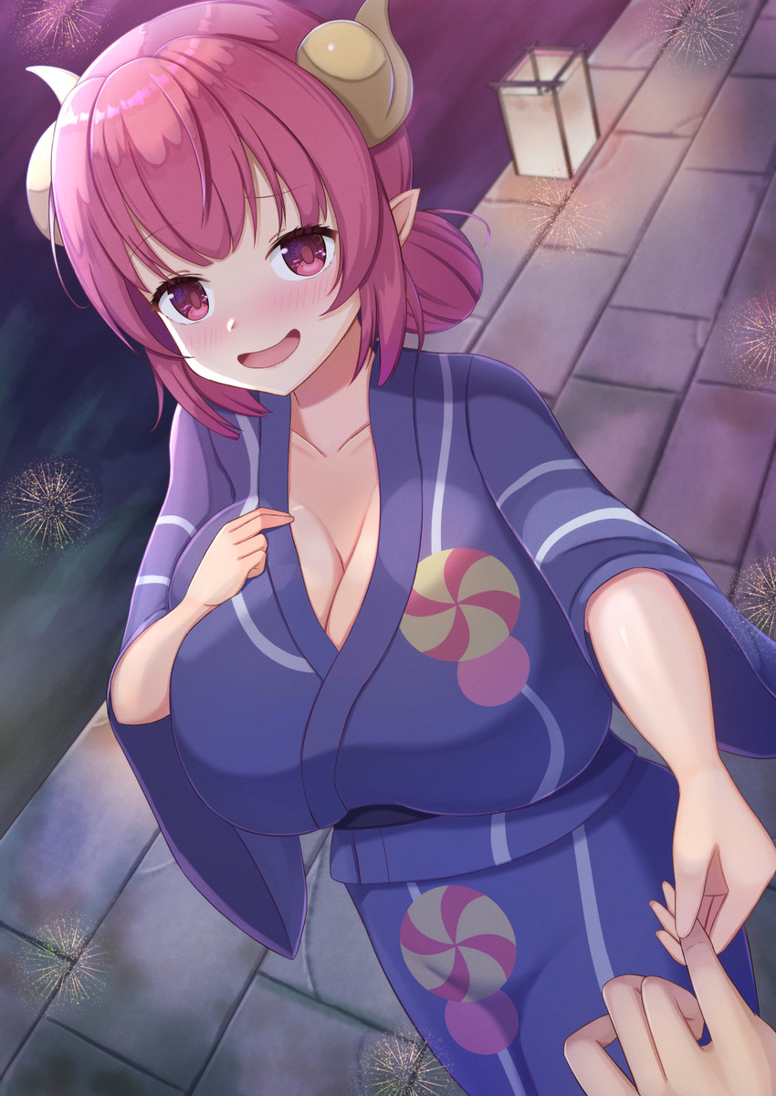 ilulu (kobayashi-san chi no maidragon) drawn by inari_jin