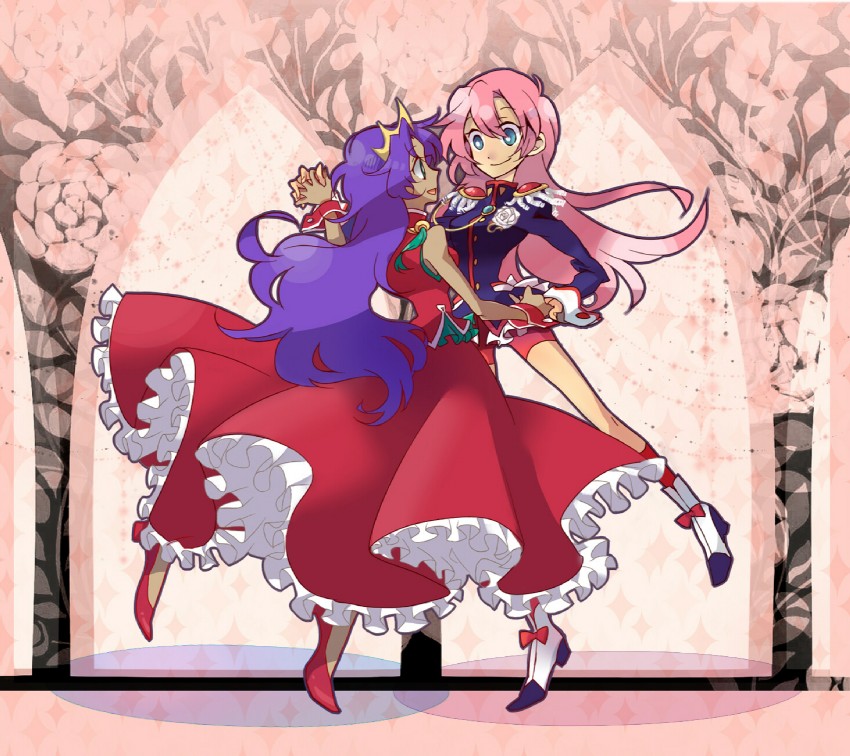 tenjou utena and himemiya anthy (shoujo kakumei utena) drawn by shinoasa