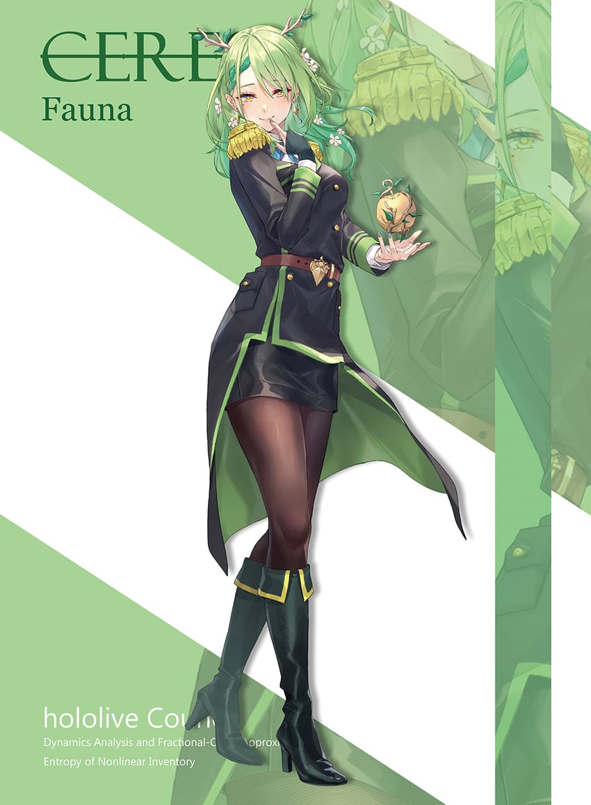 ceres fauna (hololive and 1 more) drawn by tight_(ohmygod)