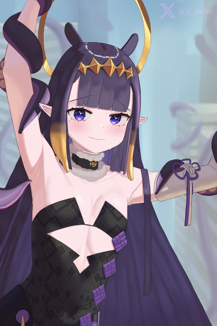 ninomae ina'nis (hololive and 1 more) drawn by s_aeho