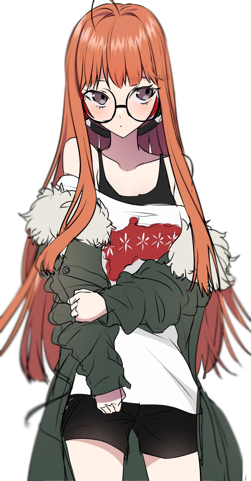 sakura futaba (persona and 1 more) drawn by mozuku_3
