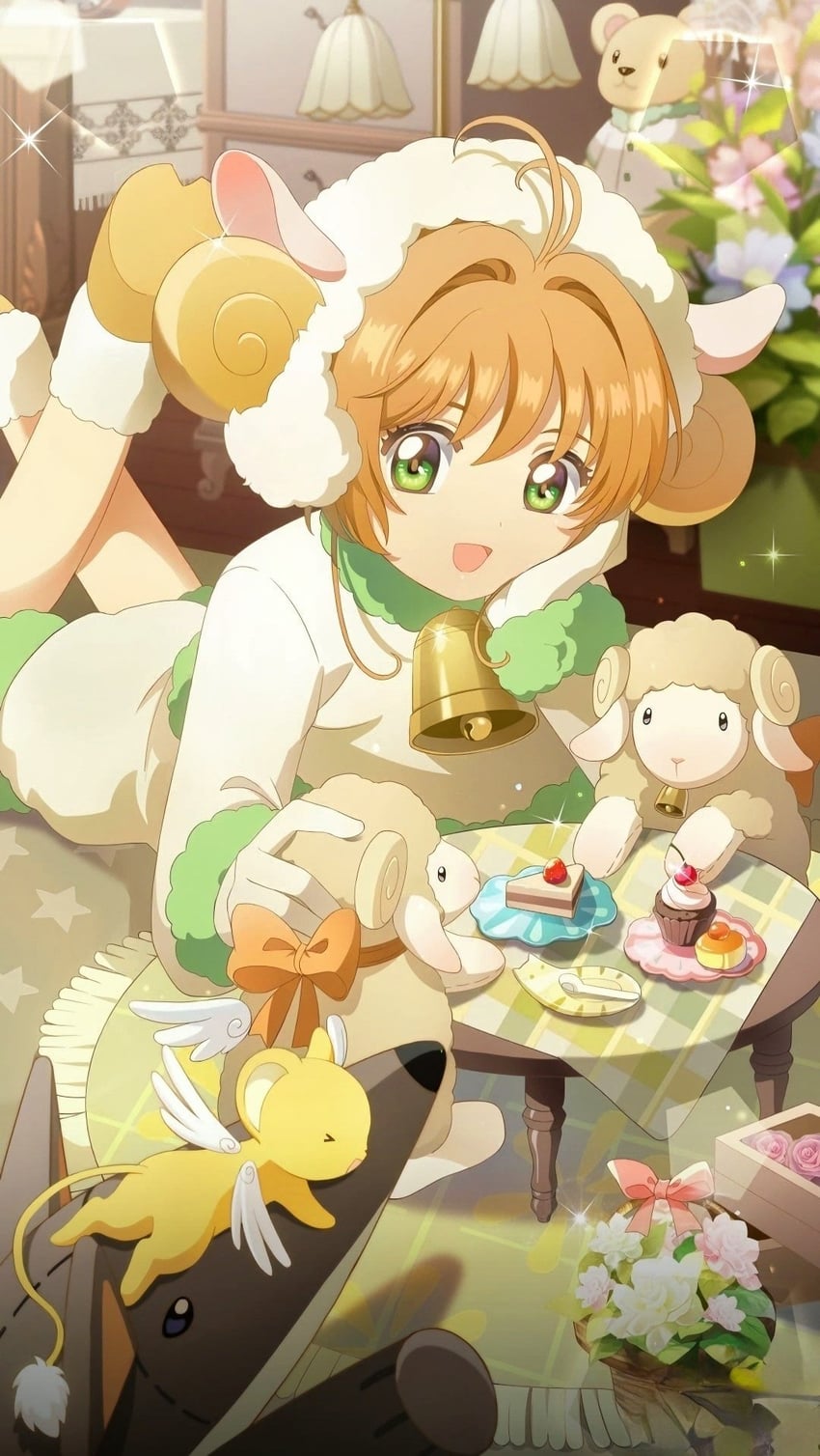 kinomoto sakura and kero (cardcaptor sakura and 1 more)