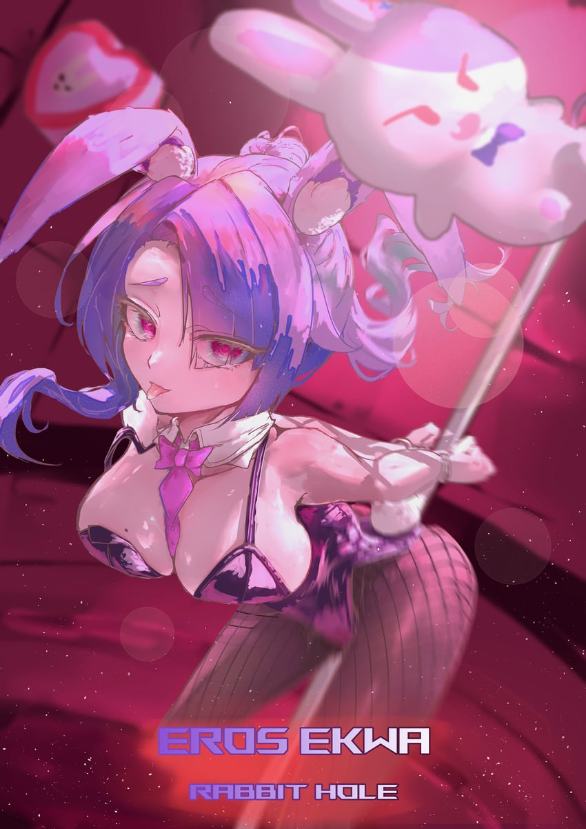 eros ekwa (rabbit hole and 1 more) drawn by mowjing