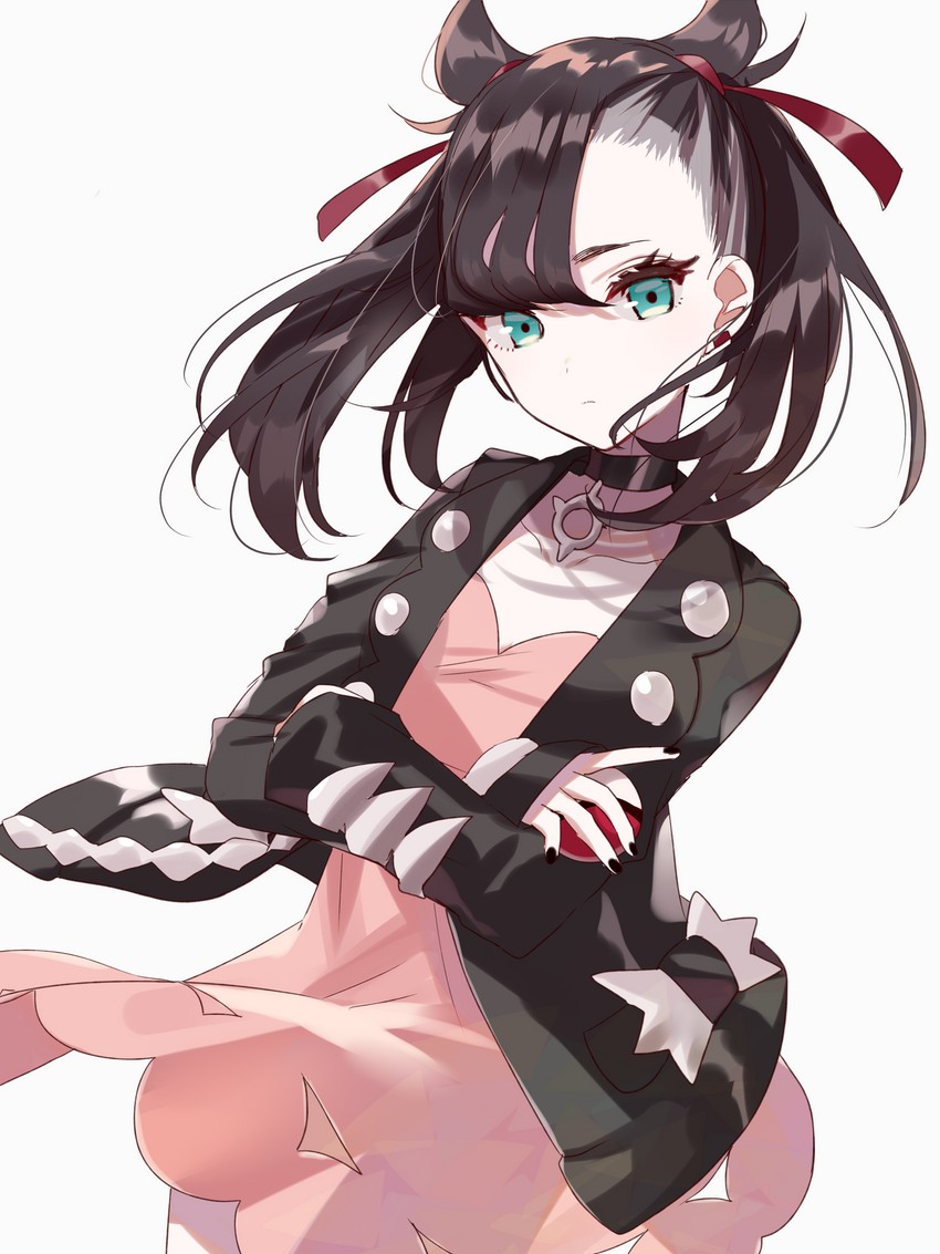 marnie (pokemon and 1 more) drawn by misumi_(macaroni)