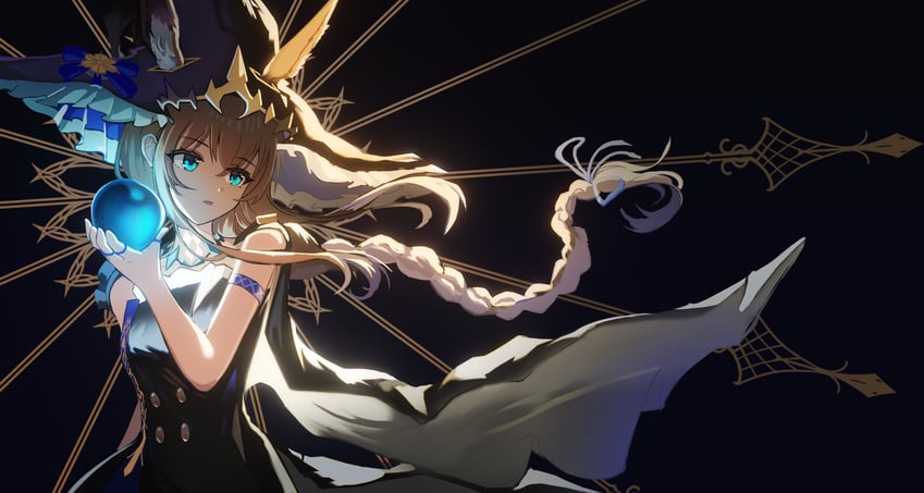 amiya (arknights and 1 more) drawn by flying_burrito_cat
