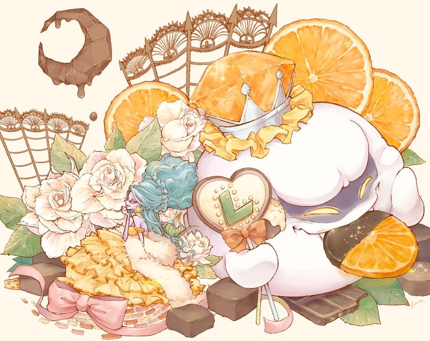king boo and hellen gravely (mario and 2 more) drawn by licker610