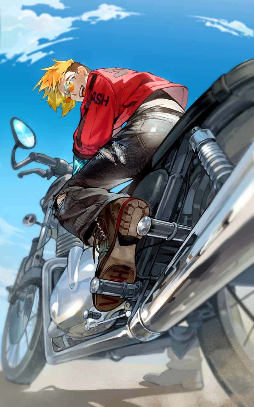 vash the stampede (trigun and 1 more) drawn by rladd881